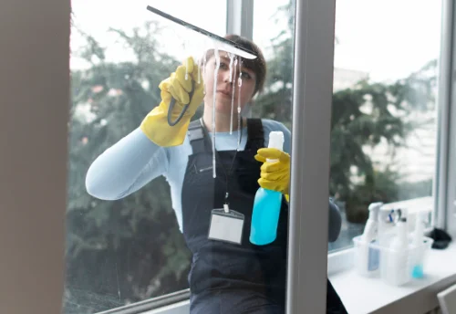 Nettoyage de vitres intérieures et extérieures à Caudebronde